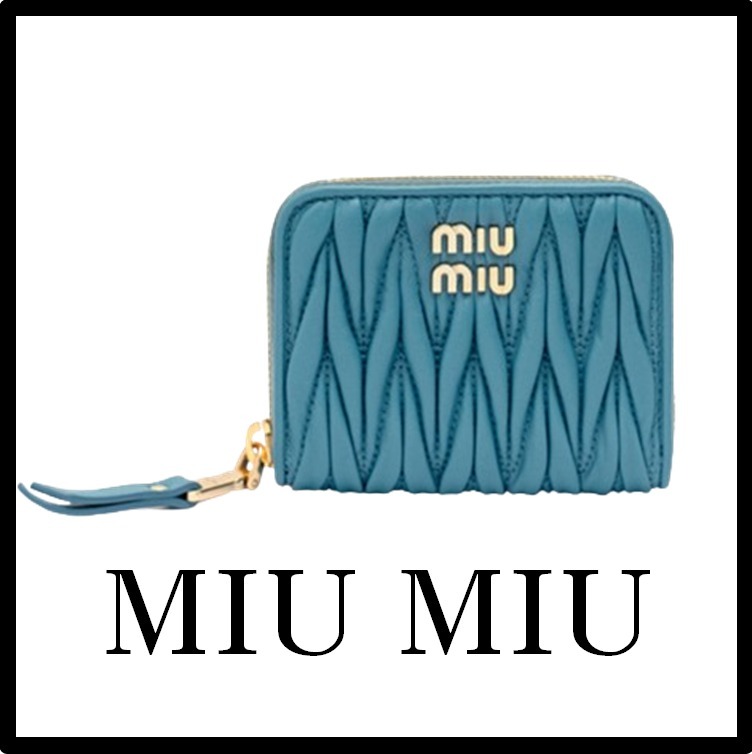 ☆関税込☆MIU MIU★Matelasse コイン/カード財布★