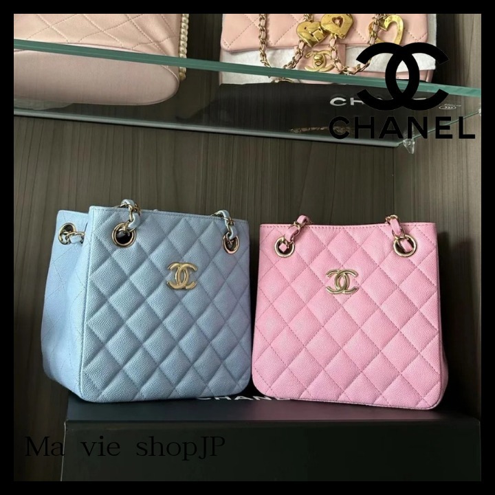 春カラー【CHANEL】シャネル CHANEL スモール バケット バッグ