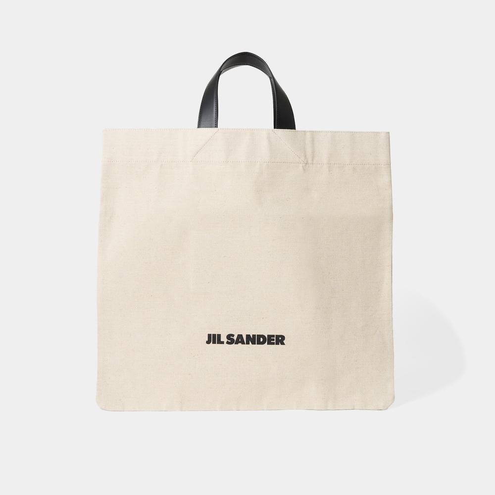 JIL SANDER スクエアロゴトートバッグ