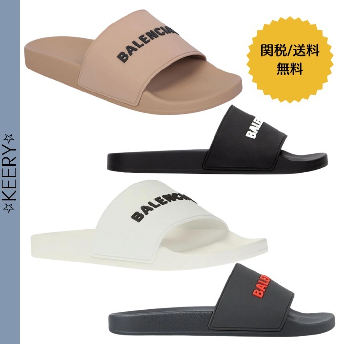 関税/送料込★Balenciaga★メンズ スライダー サンダル