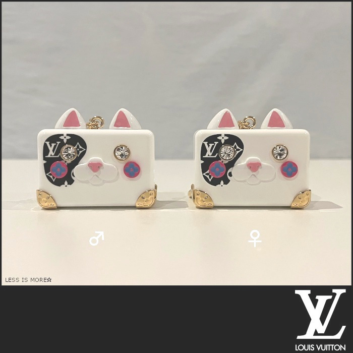 【ルイヴィトン】キャットトランク バッグチャーム