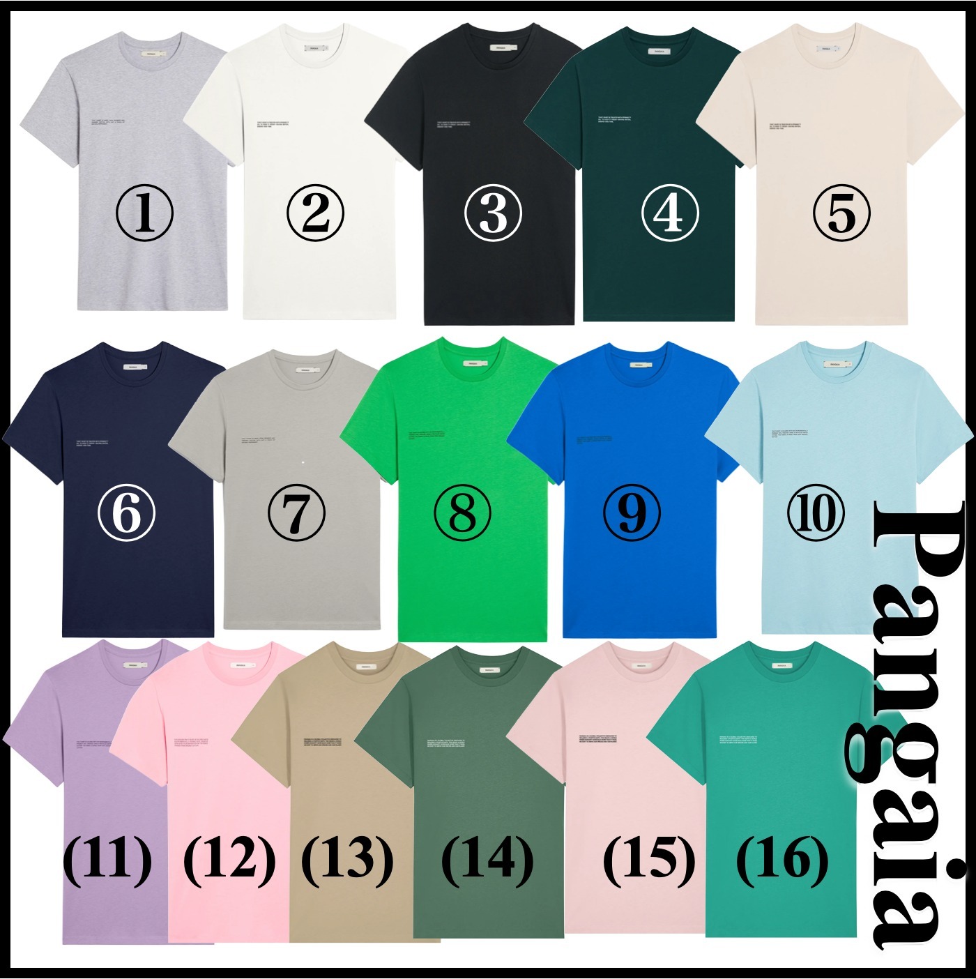 著名人愛用!! 男女OK ◆PANGAIA◆ 365 Midweight T-Shirt
