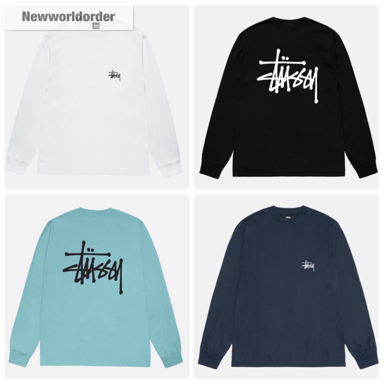 【ティファニーで朝食を】STUSSY ステューシー ロゴカットソー