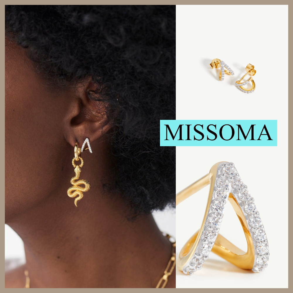 ★MISSOMA★ スモール パヴェ ウィッシュボーン ハギーズ