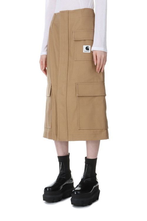 SACAI Carhartt WIP サカイ カーハート W Duck Skirt スカート SACAI Carhartt WIP サカイ カーハート W Duck Skirt スカート