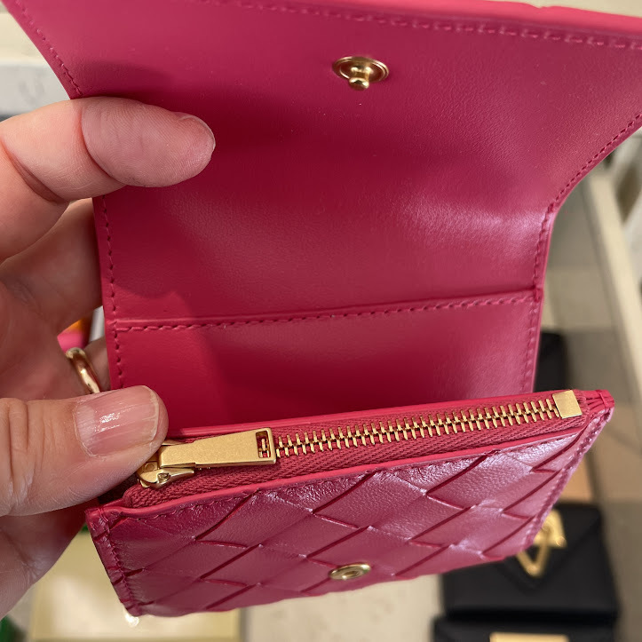 BOTTEGA VENETA(正規品/送料関税込み) INTRECCIATO MINI 半財布 ボッテガヴェネタ BOTTEGA VENETA 三つ折り財布 イントレ