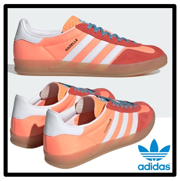 ★関税込★adidas★GAZELLE INDOOR ガゼル★22-30cm ★ORANGE