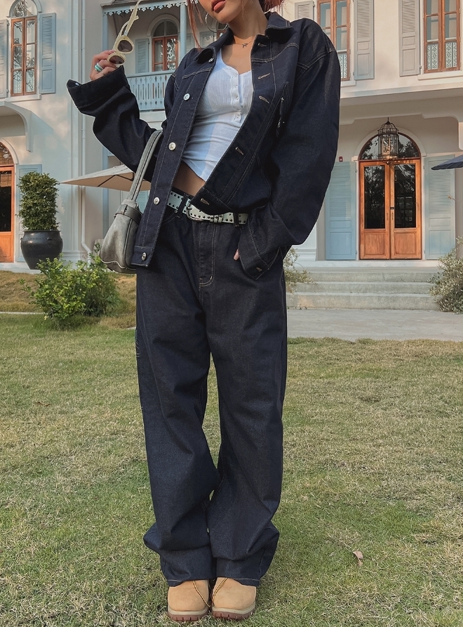 【U LAN】Carlos Carpenter Raw Denim Pants U LAN】Carlos Carpenter Raw Denim Pants (U LAN/デニム