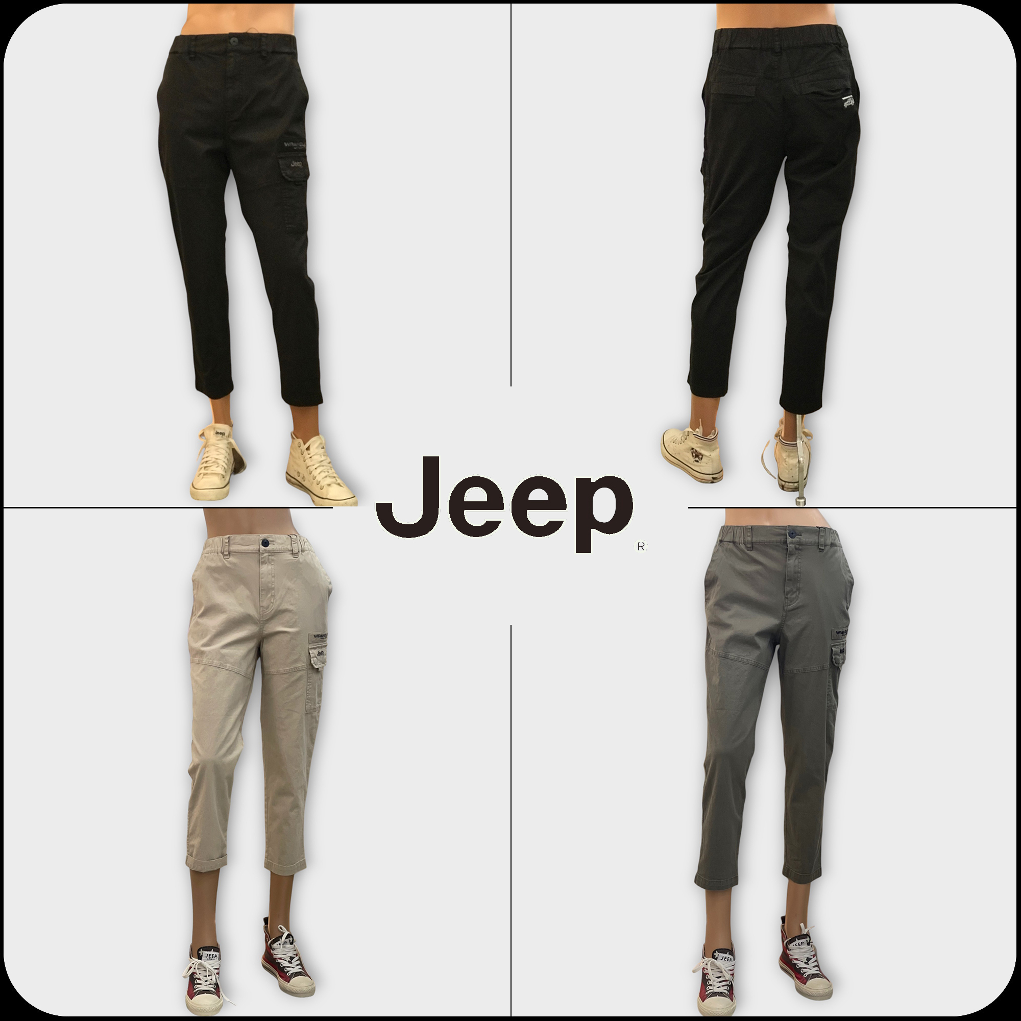 [JEEP]★24SS★Cachion slim baggy pants
