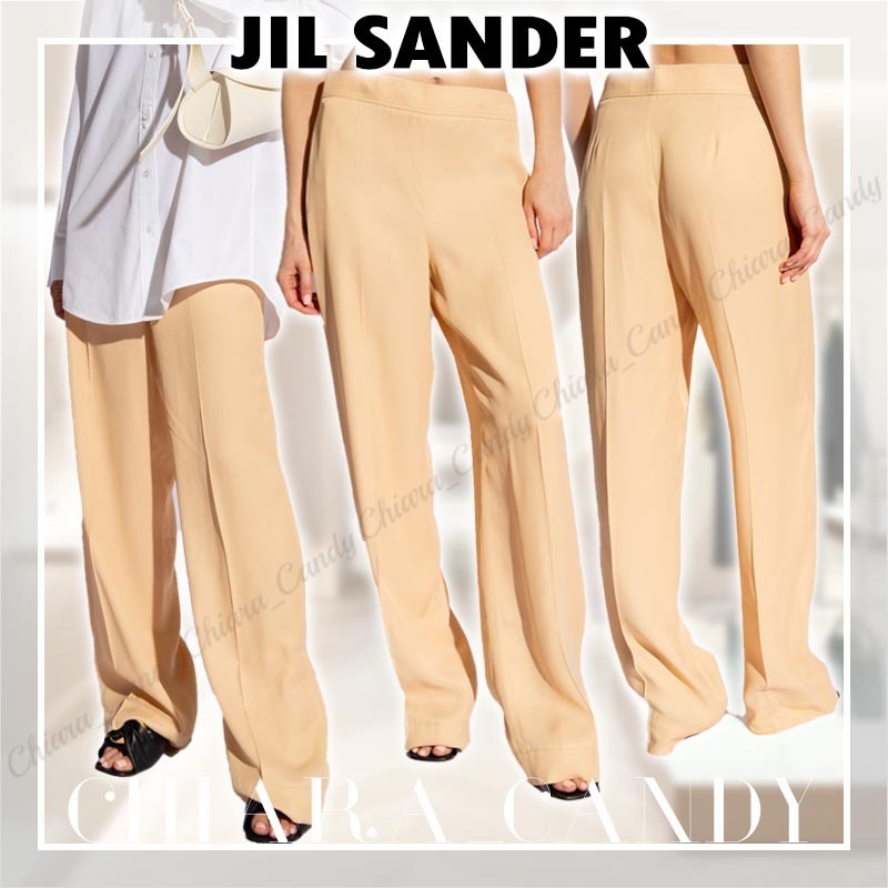 【24SS】JIL SANDER_woman / ワイドレッグ パンツ / Beige