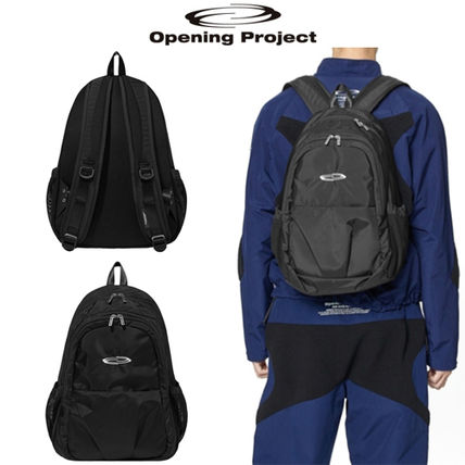 Opening Project Backpacks Casual Style Unisex Street Style Office Style Elegant Style