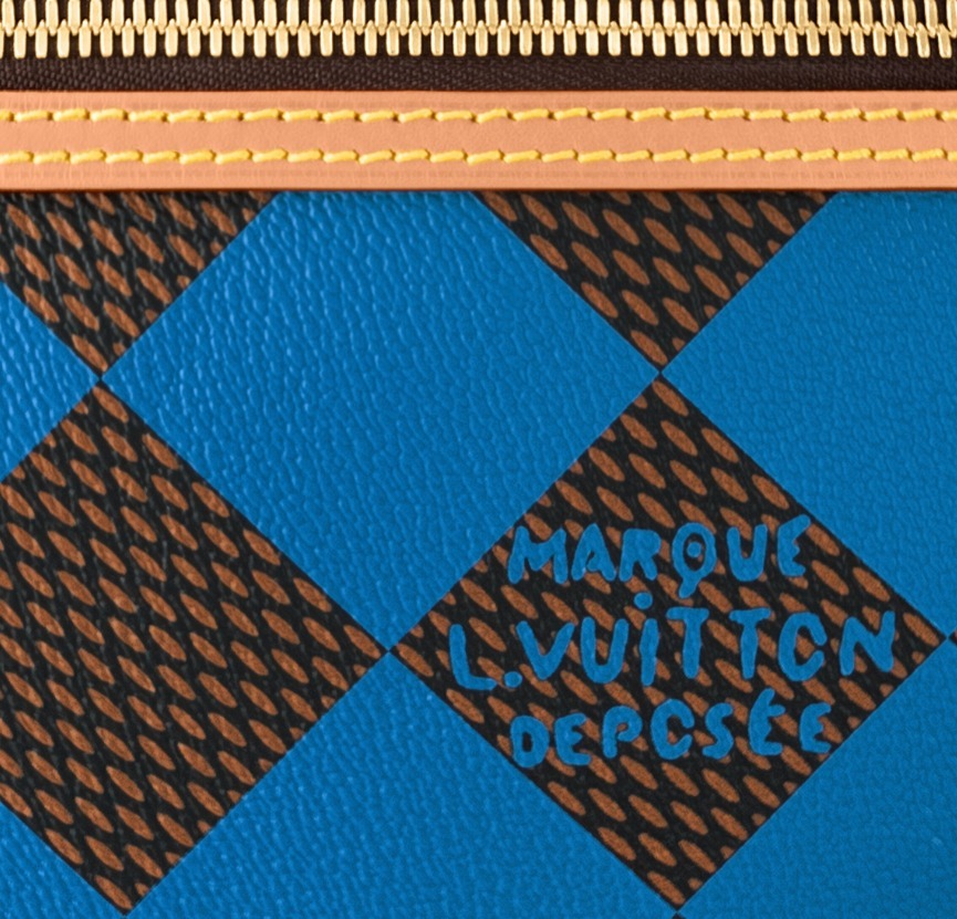 Louis Vuitton《チェスメッセンジャー》青 ダミエ レザー 直営店
