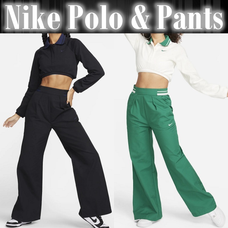 上下セット◆可愛い◆【NIKE】Nike Polo & High-Waisted Pants