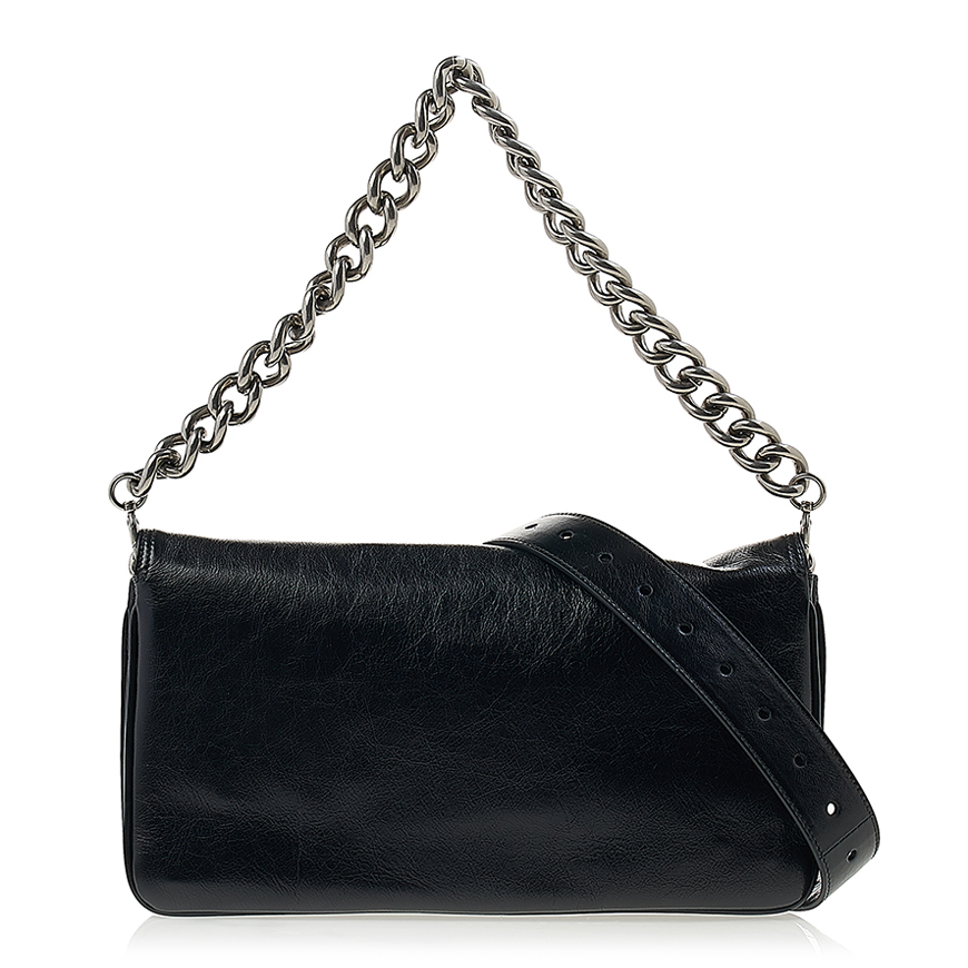 《BALENCIAGA》 BBロゴ フラップショルダーバッグ
