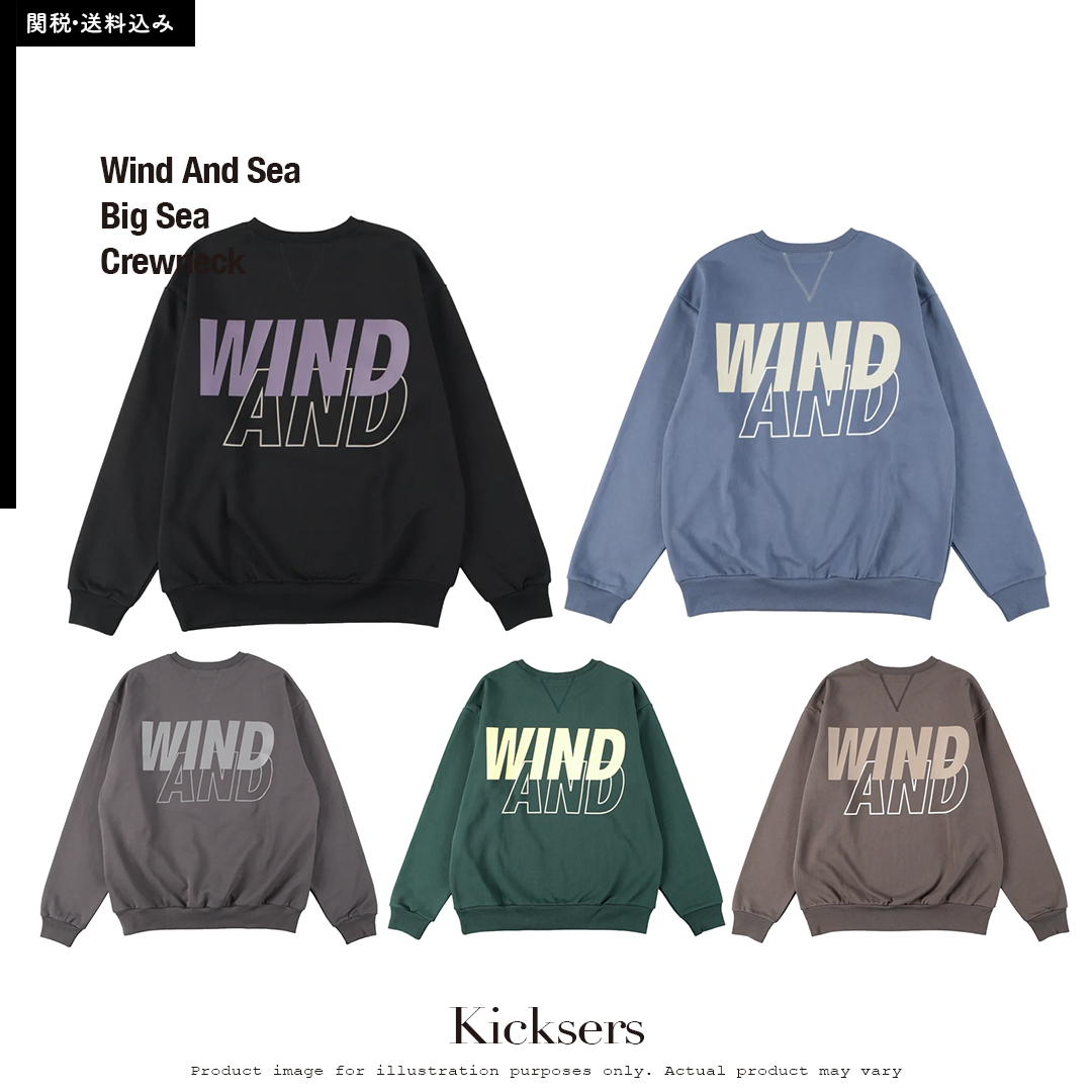 Wind And Sea Big Sea Crewneck ビッグシー スウェットシャツ