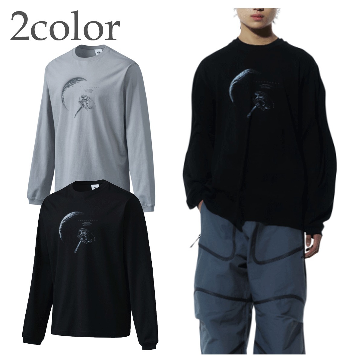 Tシャツ・カットソー SAN SAN GEAR SPACE LONG SLEEVES 4FK306