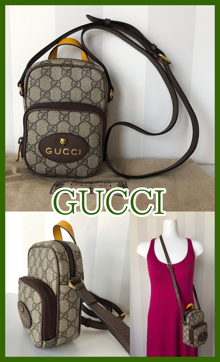 【GUCCI】GGスプリーム ネオヴィンテージ ミニポシェットバッグ