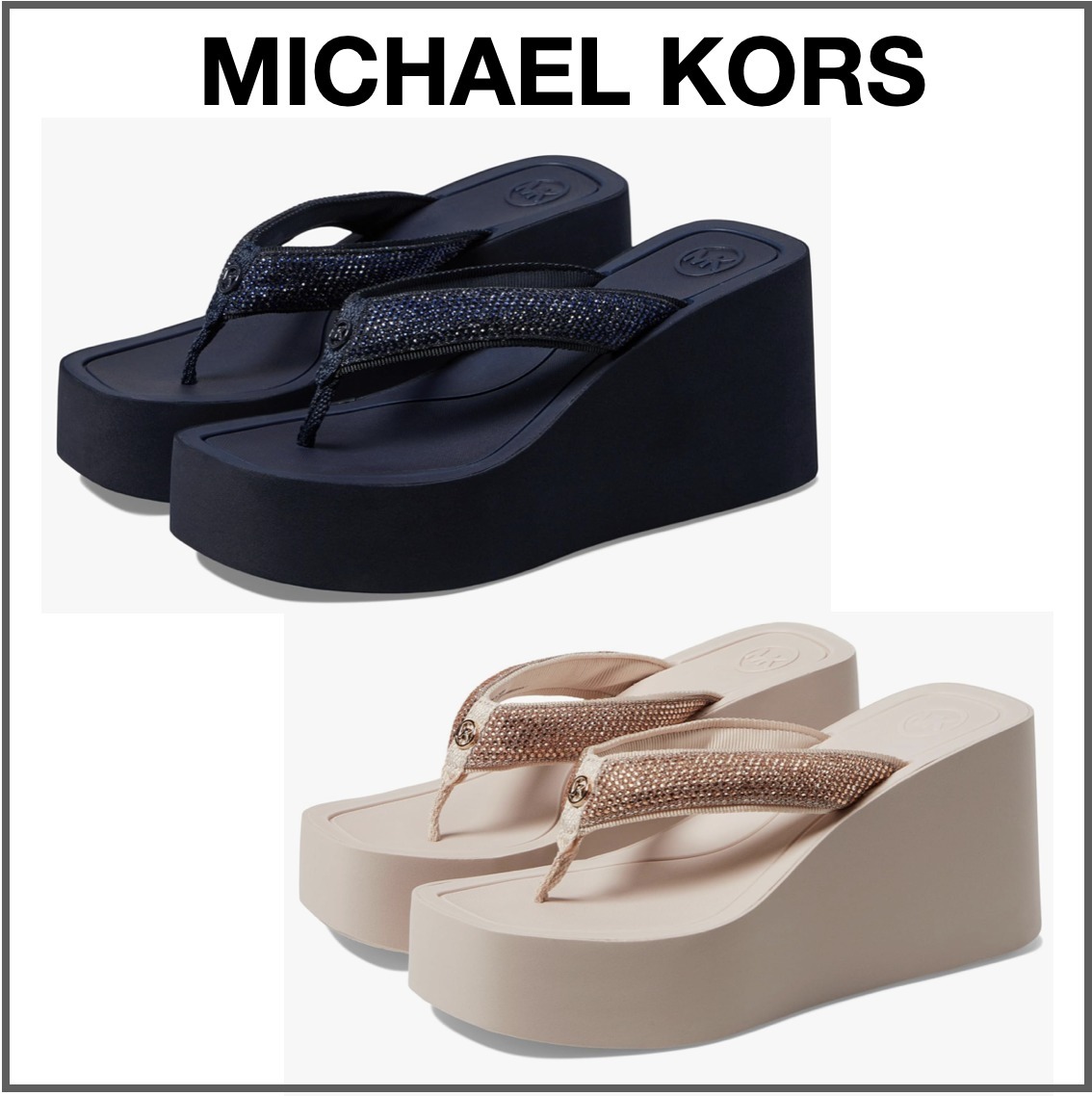 MICHAEL KORS☆プラットフォーム☆厚底ビーチサンダル