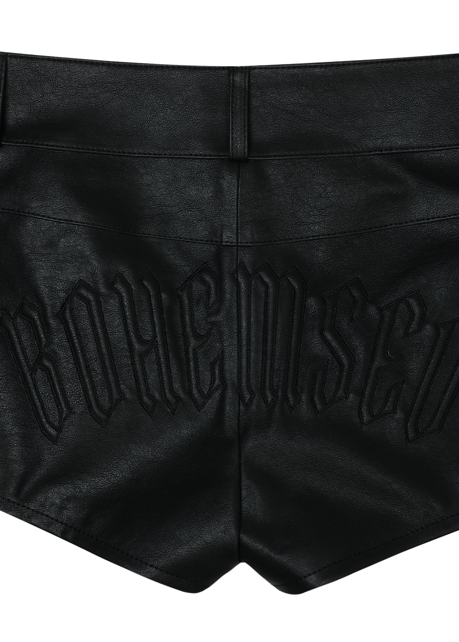 ○bohemian seoul○ 24SS BOHEMSEO EMBO LEATHER SHORTS ボトムス