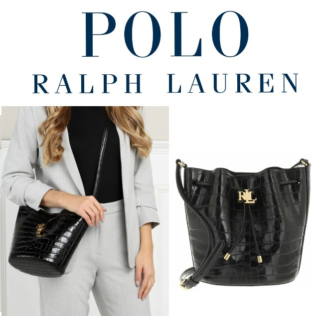 上品人気モデル●Ralph Lauren●ANDIEエンボス ミディアムバッグ