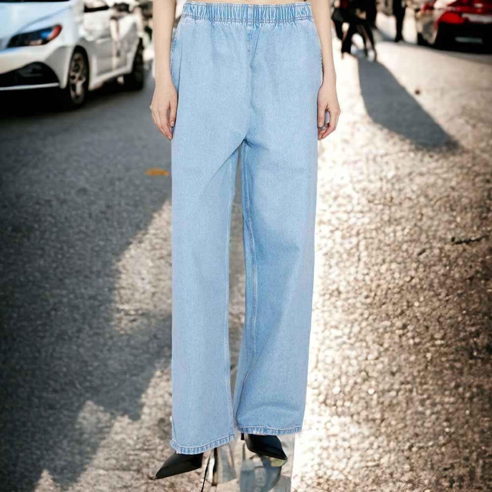 デニム・ジーパン PRADA Elasticated Waistband Jeans