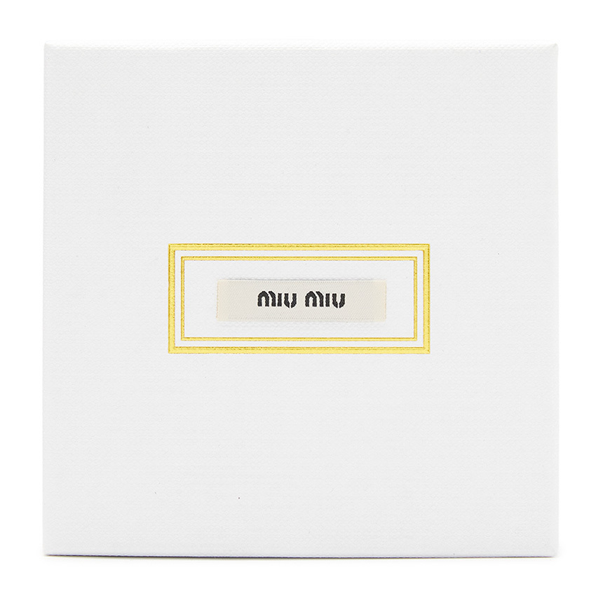 《MIU MIU》 5IO104 2CPX F03OW プレックス イヤリング
