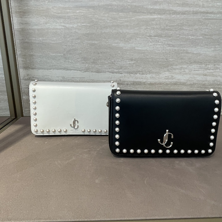 Jimmy Choo CHERI スタッズ ショルダーバッグ