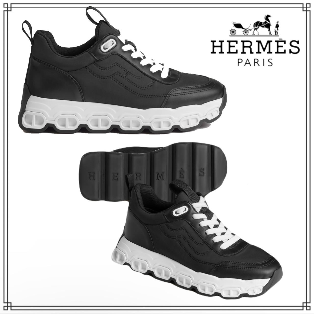 【お洒落♪】HERMES スニーカー Impulse