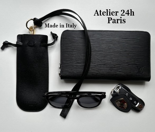 Paris発☆atelier 24h☆メガネケースアクセサリー/カラー Noir