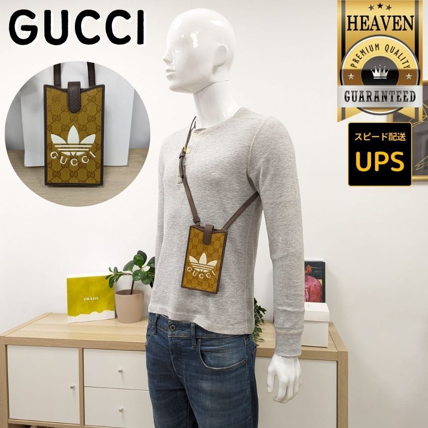 6万取引突破★UPS速達便【GUCCI x ADIDAS】702203_スマホケース