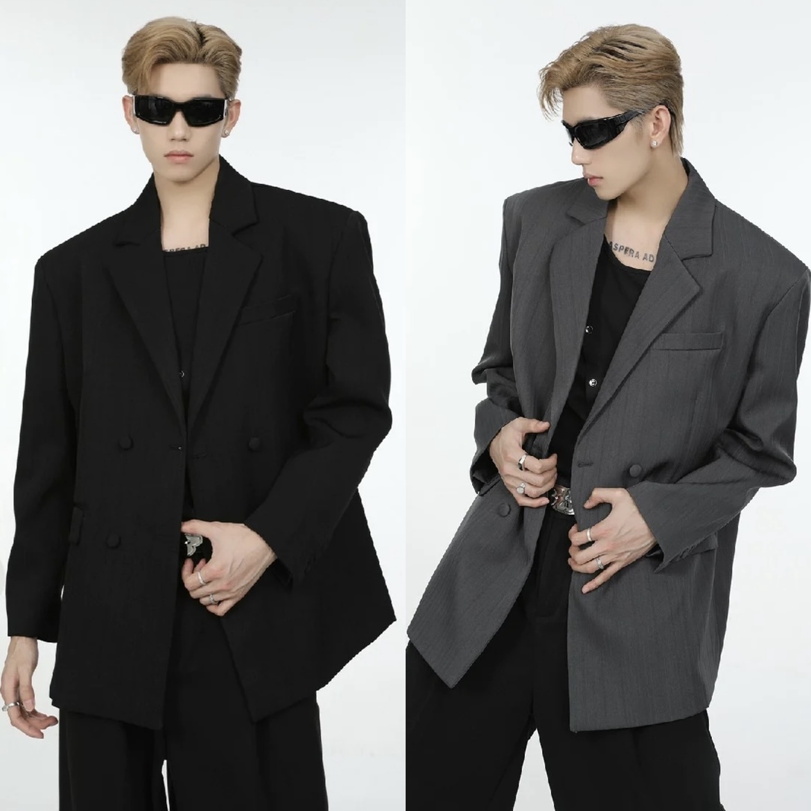 国内で当店のみ Turntide - Shoulder Pads Suit Jacket