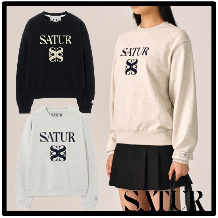 ★送料・関税込★SATUR★Classic Logo Sweatshirts★