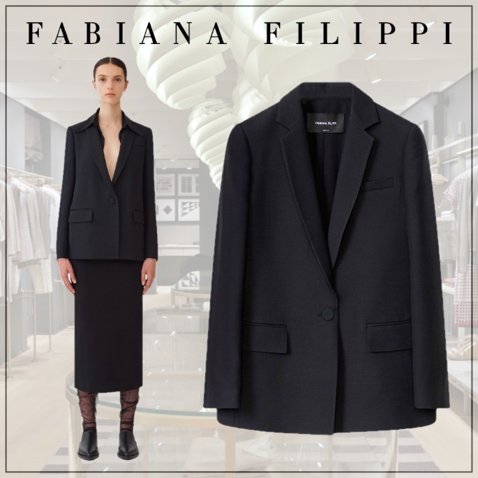 [FABIANA FILIPPI] ウールとシルクのジャケット