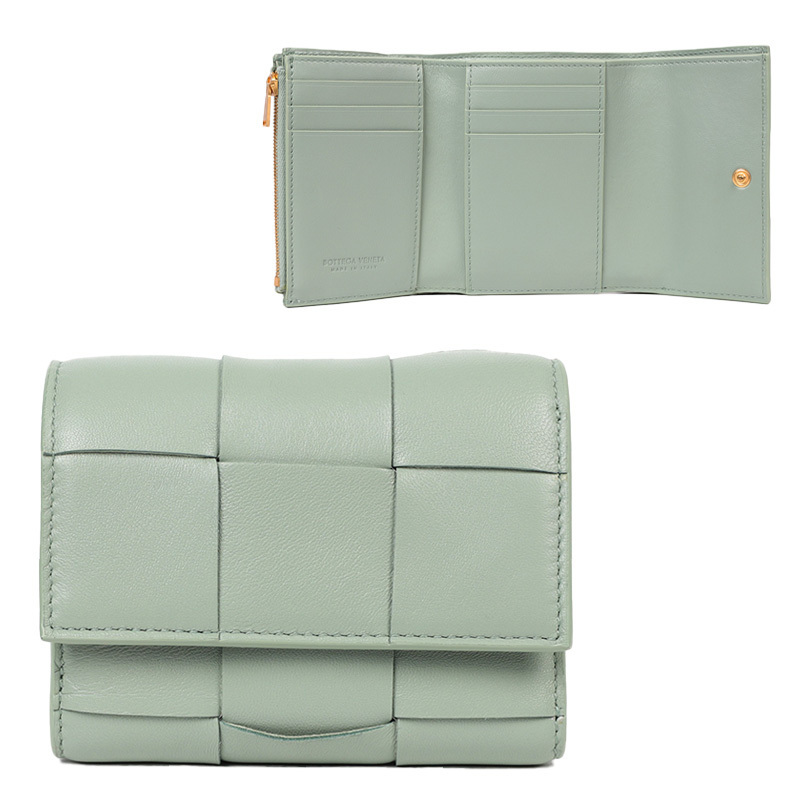関税負担なし☆BOTTEGA VENETA 三つ折りファスナーウォレット