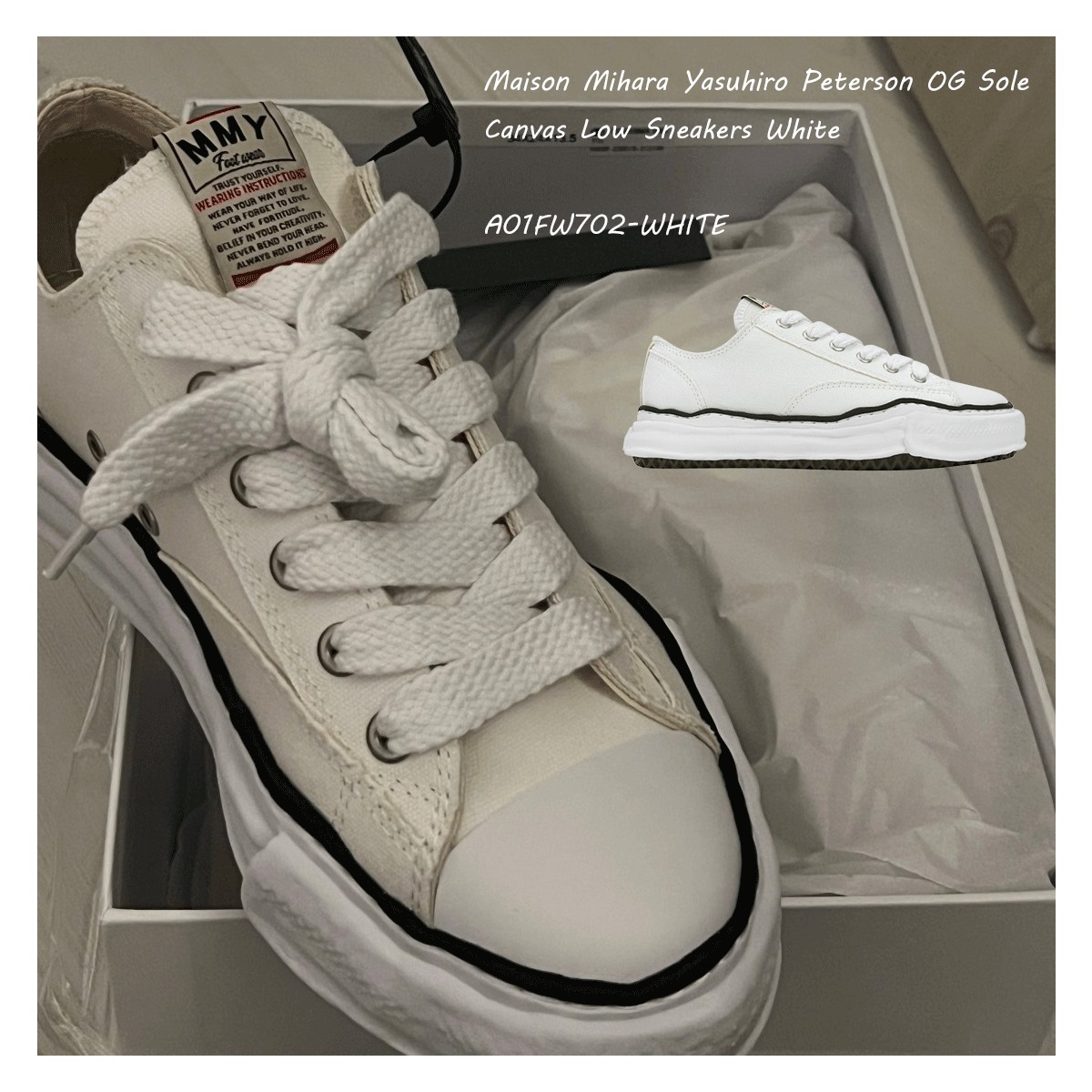 Maison Mihara Yasuhiro Peterson OG Sole Canvas ★関税/送料込