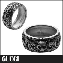 ☆送料関税込☆GUCCI キャットヘッド シルバー925 リング 指輪