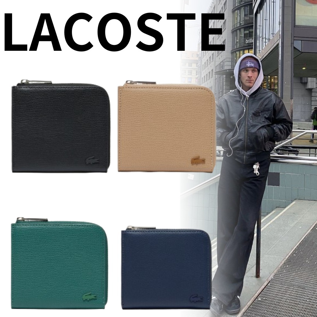 ■LACOSTE■ラコステ デイリークロコ Lファスナーコインケース