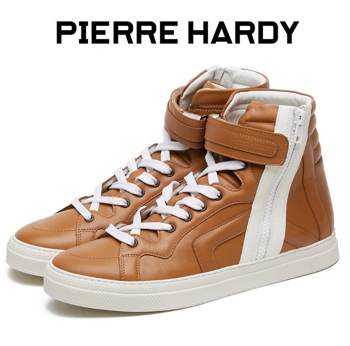 格好良すぎ●サイズセール●Pierre Hardy●レザーハイトップ112