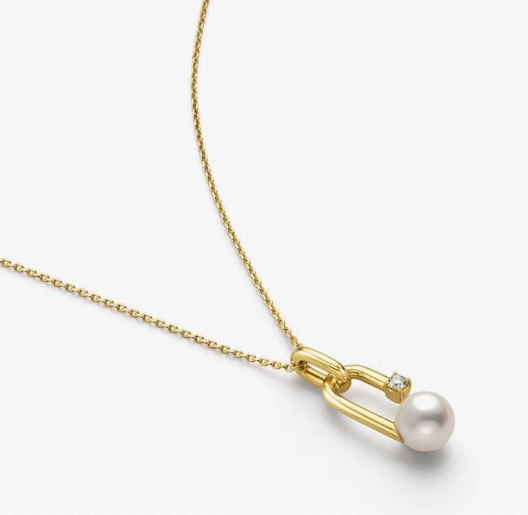 【TASAKI】“プチ” ファイン リンク ペンダント