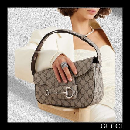 GUCCI Handbags Unisex 2WAY Party Style Elegant Style Logo Handbags