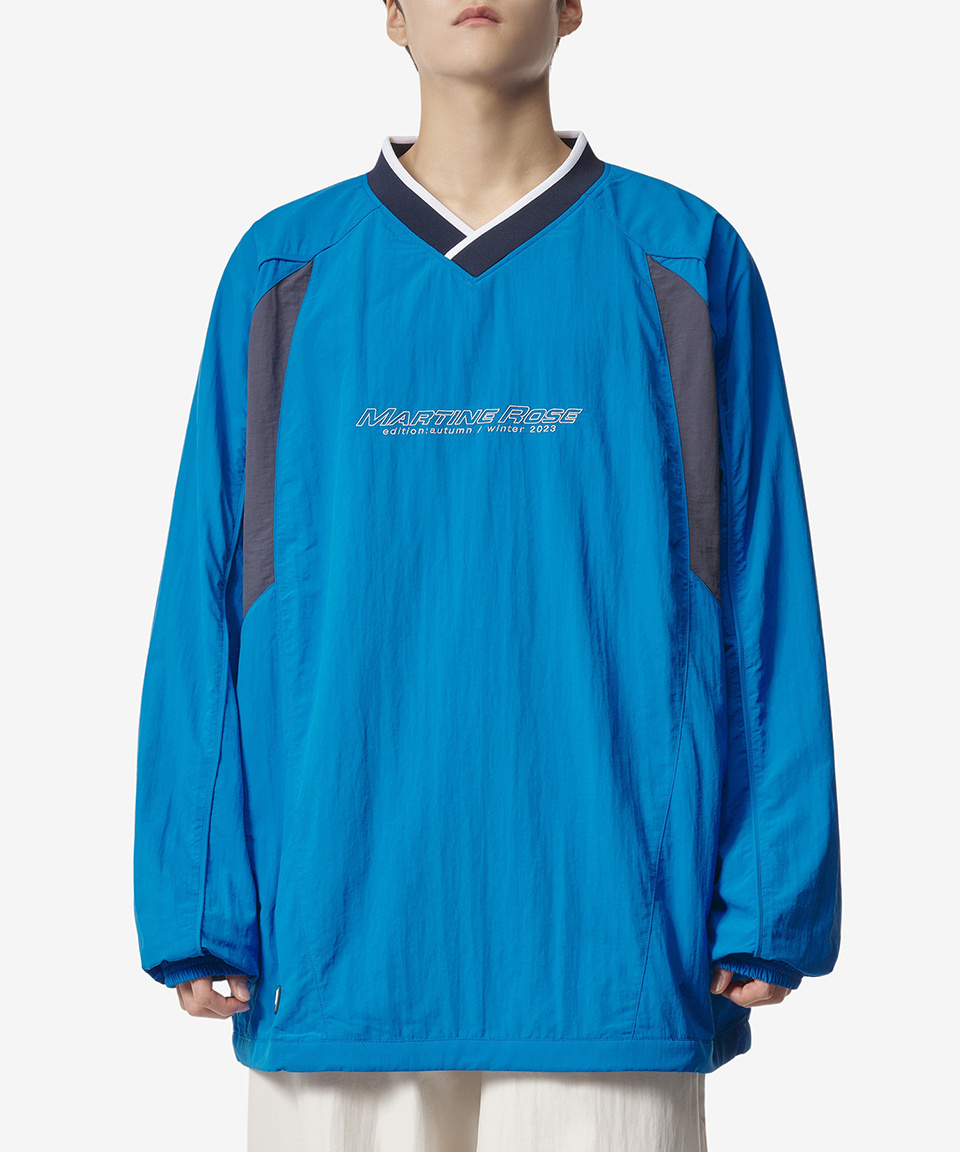 《MARTINE ROSE》 MRAW23136BRIBNV LOGO PRINT SWEATSHIRT