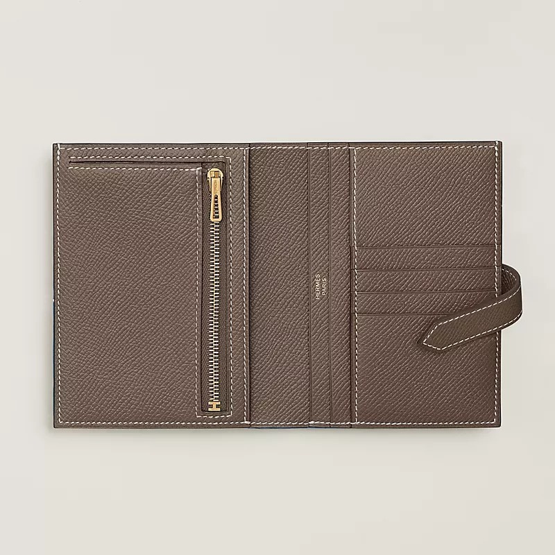 【スタイリッシュ】HERMES 《べアン・コンパクト》二つ折り財布