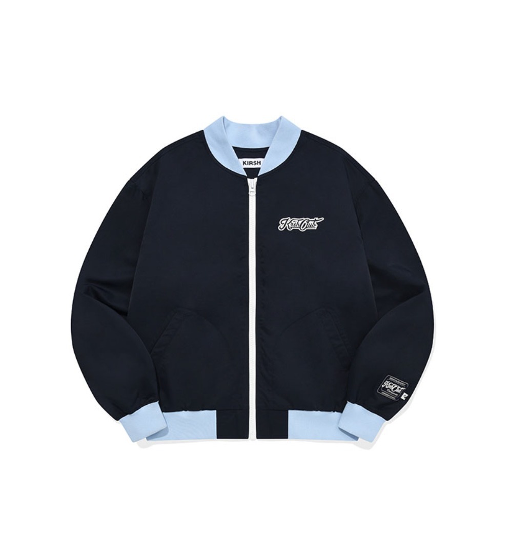 ★韓国の人気【KIRSH】★UNI LOGO WAPPEN MEN BLOUSON JACKET★ ☆韓国の人気【KIRSH】☆UNI LOGO WAPPEN MEN BLOUSON JACKET☆
