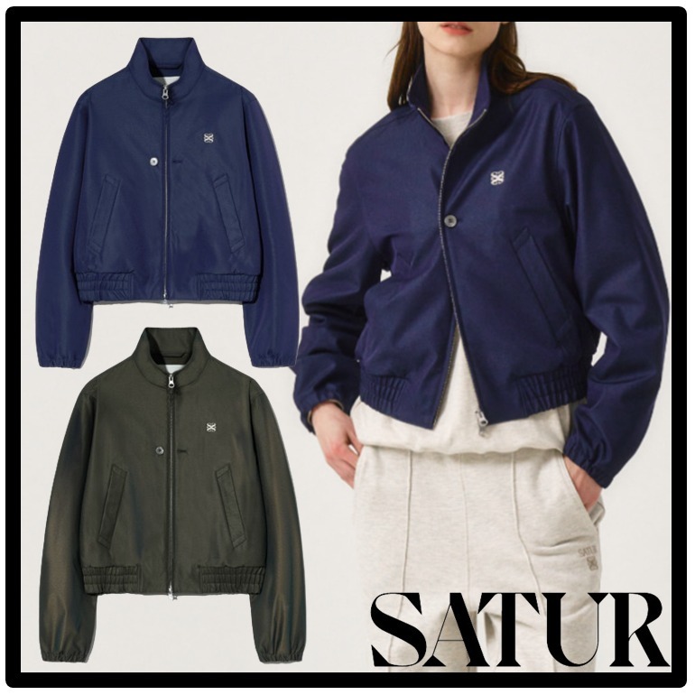 ☆送料・関税込☆SATUR★(W) Lecce Two Tone Zip Up Jacket★