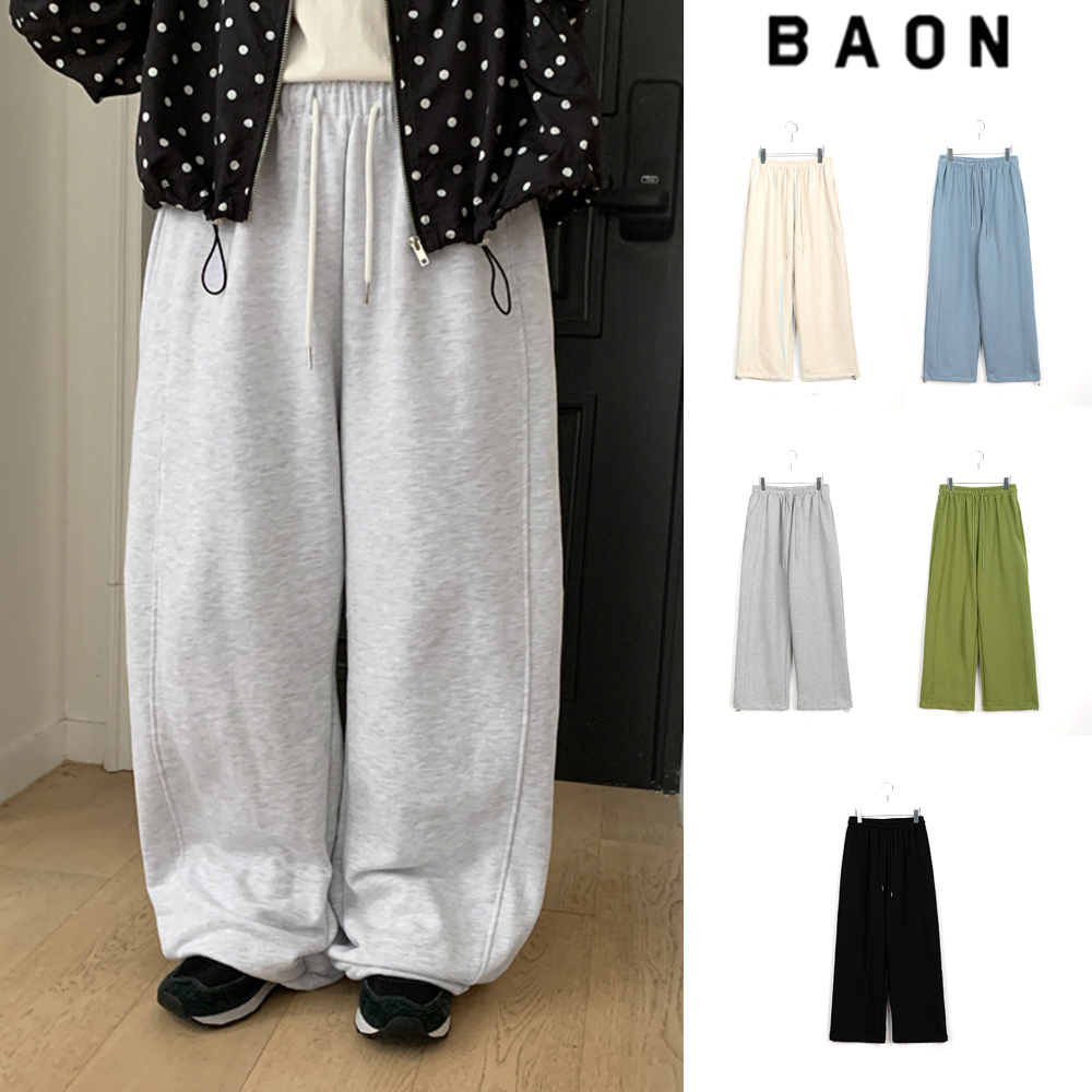 【BAON】[unisex] Deude Banding Jogger Pants