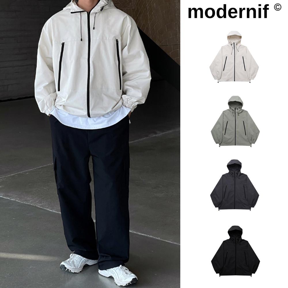 【MODERNIF】Gorpcore String Windbreaker