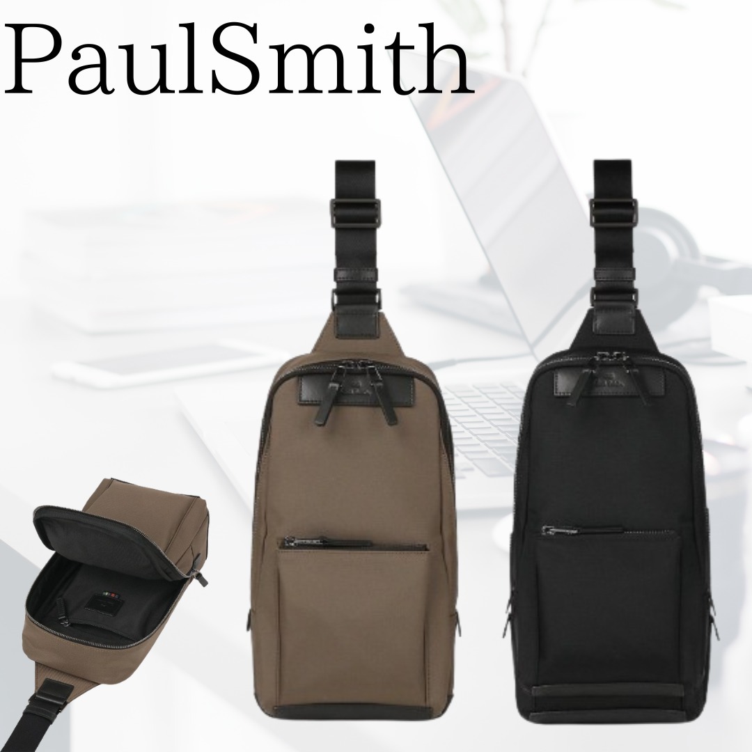 ■PaulSmith■ポールスミス ビジネス ナイロン ボディバッグ