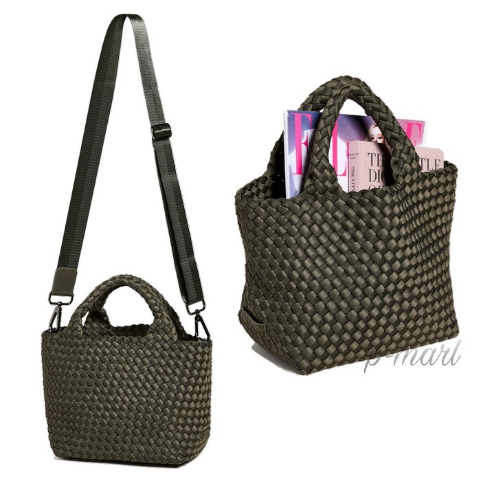 国内発*Naghedi St Barths Mini Tote 2way トートバッグ Olive