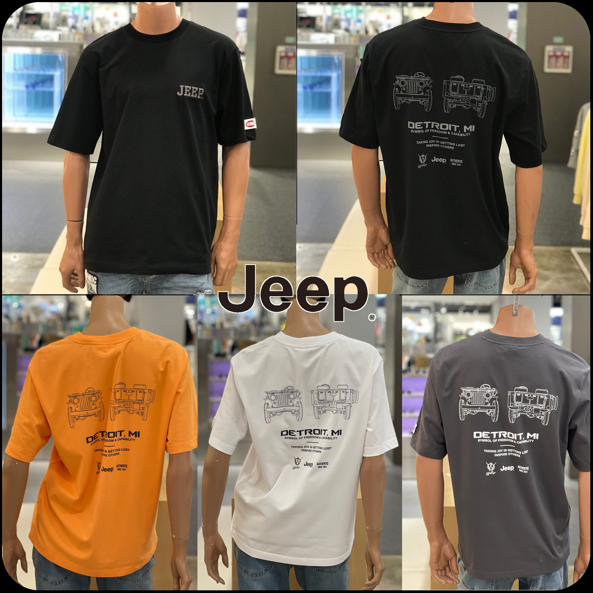 [JEEP]★24SS★Loose Fit Short Sleeve T-Shirt