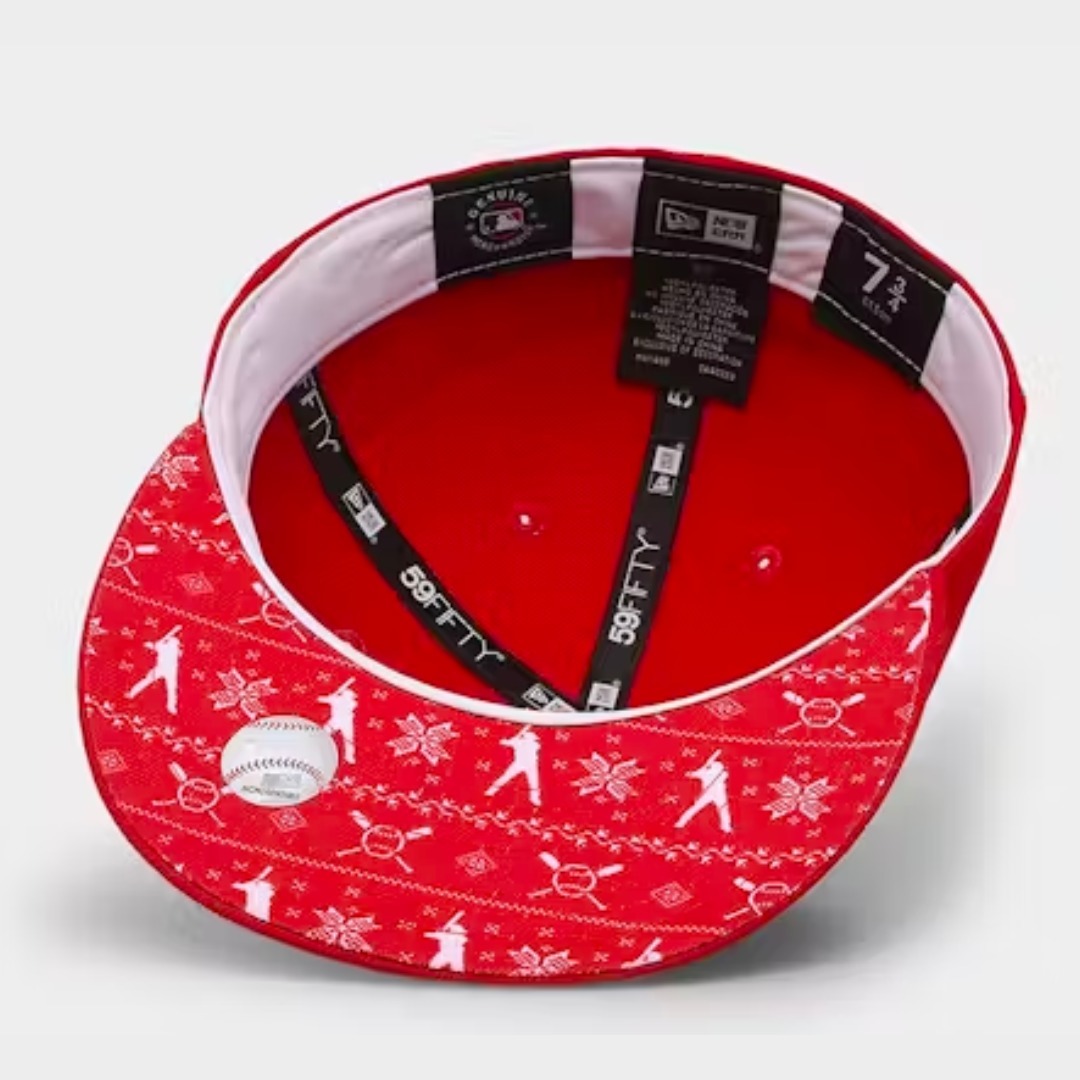 US NEW ERA 59FIFTY Boston Red Sox Scarlet Fair Isle 